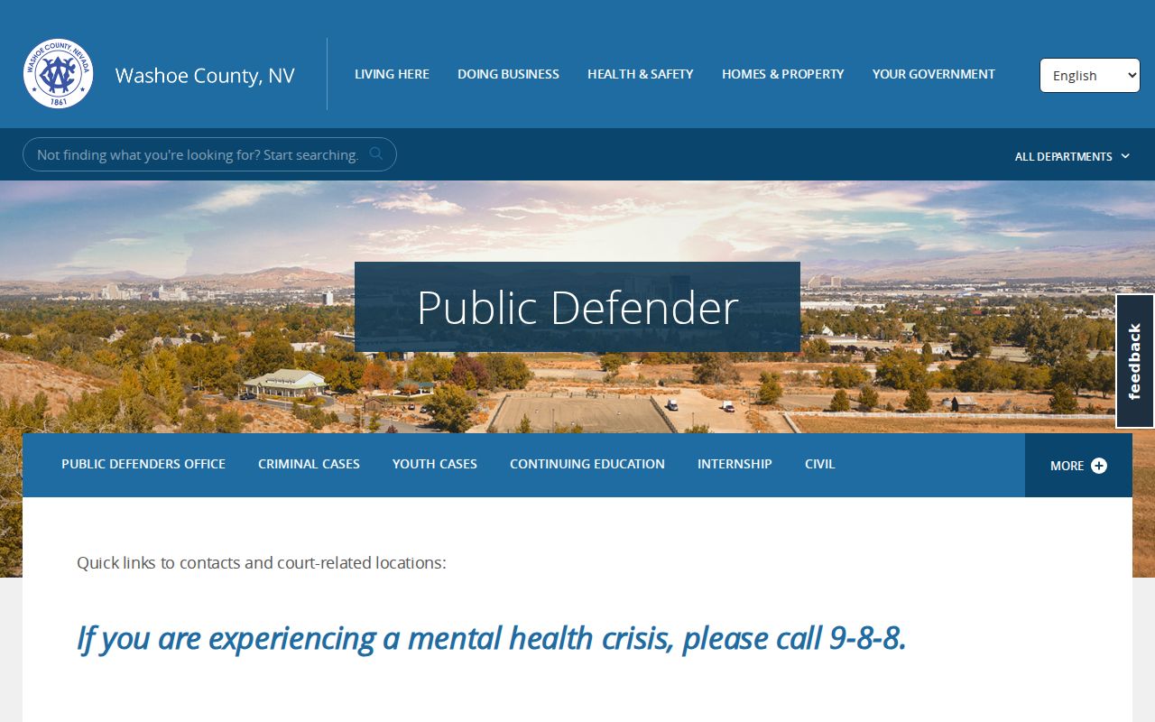 Washoe County criminal court case source from the Public Defender